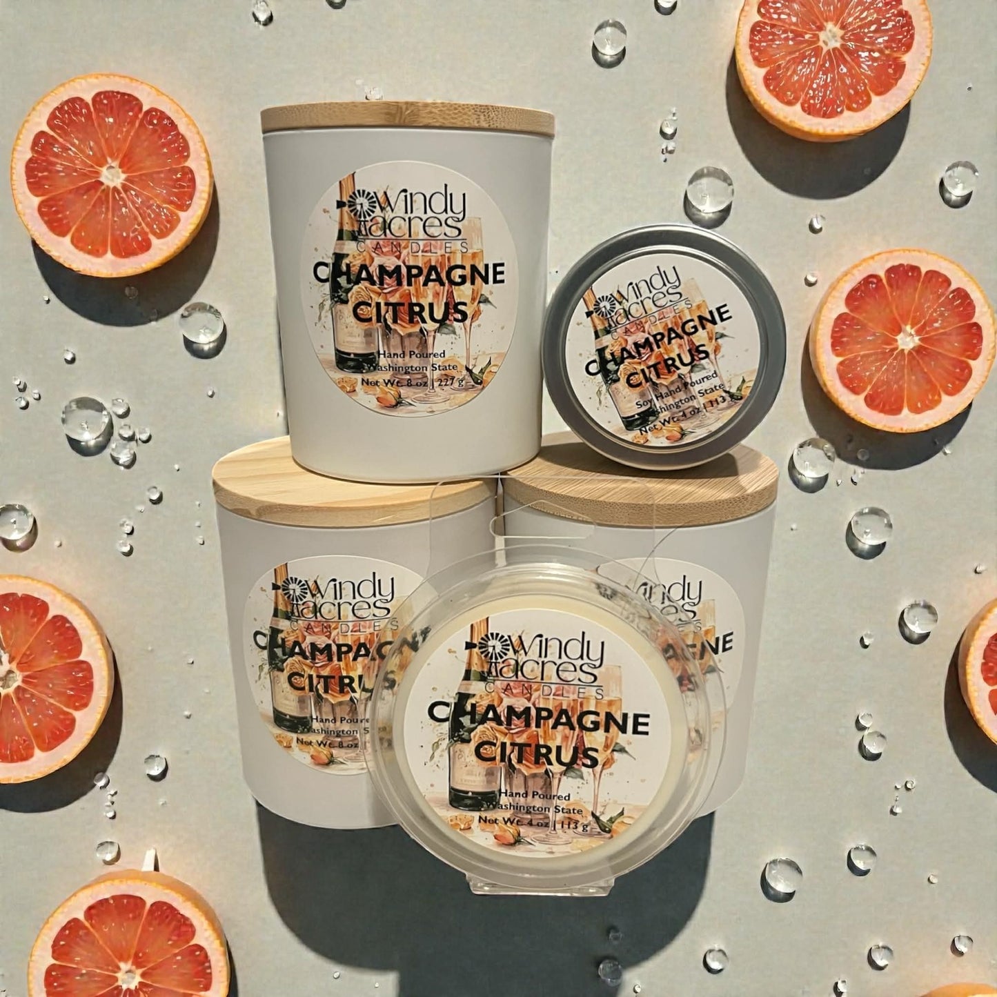 Champagne Citrus - Soy Home Fragrance