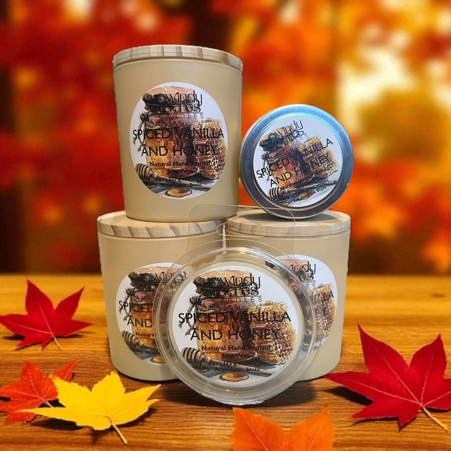 Spiced Vanilla and Honey - Soy Home Fragrance Products