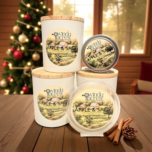 Apple and Sage - Soy Home Fragrance Products