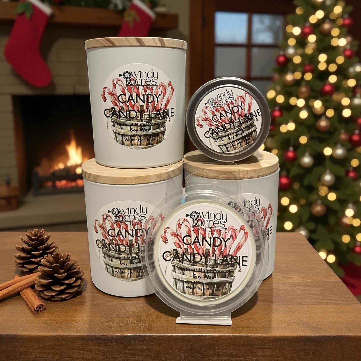 Candy Cane Lane - Soy Home Fragrance Products