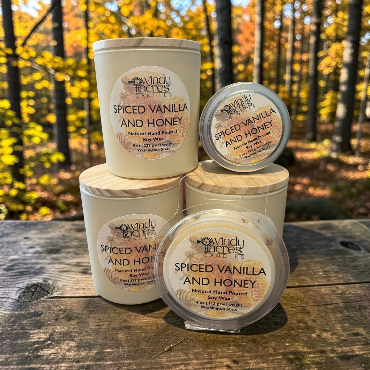 Spiced Vanilla and Honey - Soy Home Fragrance Products